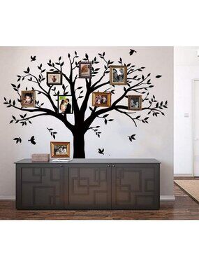 Family Tree Wall Decal - Inspirational Quote 'Branches On A Tree' for Home Decor